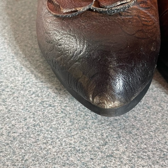 Spring Step L'Artiste Noora sz 6.51 Women's Pump style shoes Floral Design Brown - Picture 3 of 8